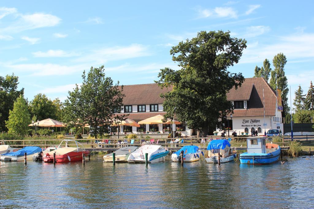 Gasthaus Zur Faehre Greifswald Esterno foto